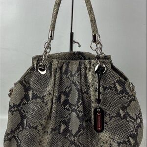 Snakeskin Patterned Women's Bag